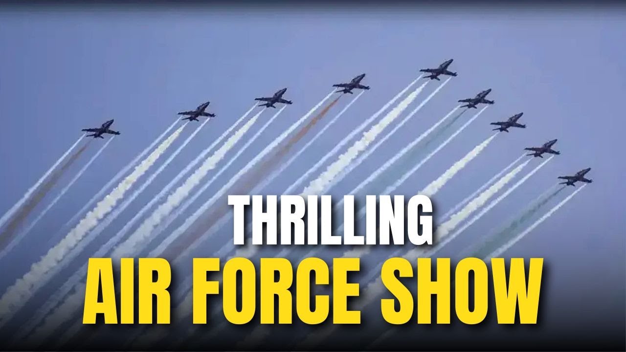 IAF'S Navkiran Air Show With Thrilling Aerial Stunts |  Visuals That Will Blow Your Mind