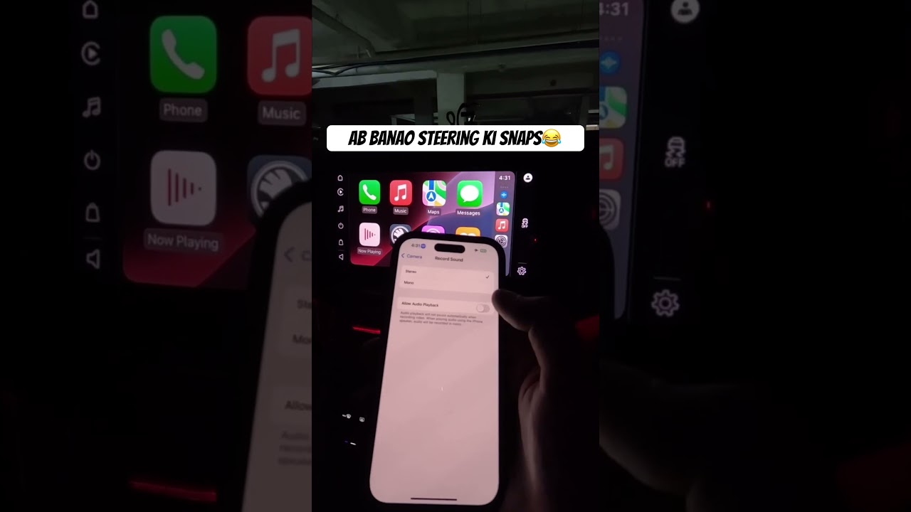 iOS 18 Apple CarPlay media update #ios18 #iphone #apple #applemusic  #carplay #musiclover #cars