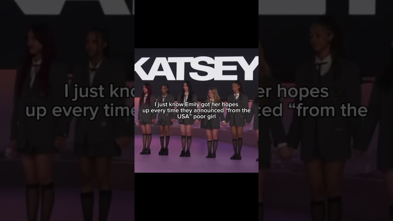 I&rsquo;m glad she&rsquo;s in the new gg #katseye #emily #megan #lara #dreamacademy #hybe