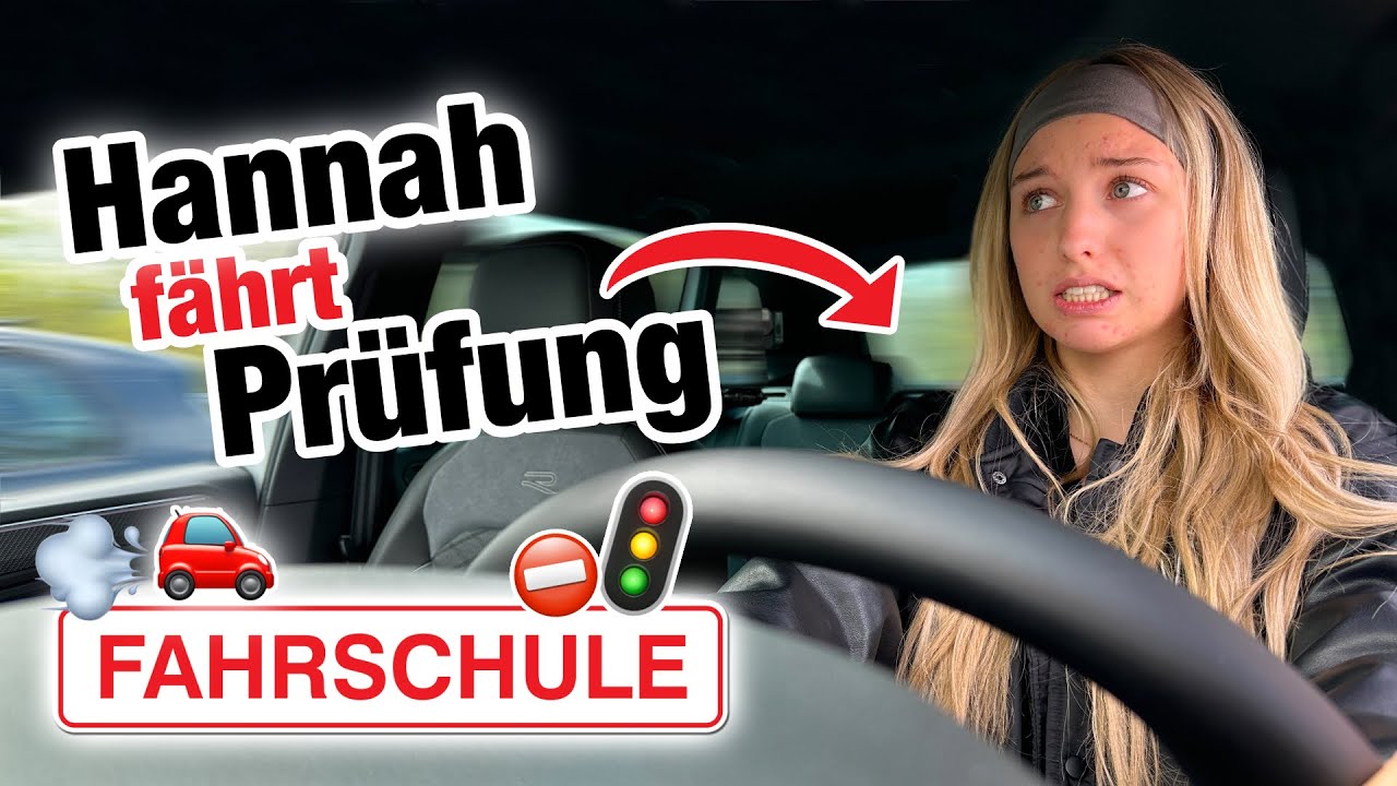 Praktische Fahrprüfung im SCHALTWAGEN mit Hannah 😰 | Fischer Academy - Die Fahrschule