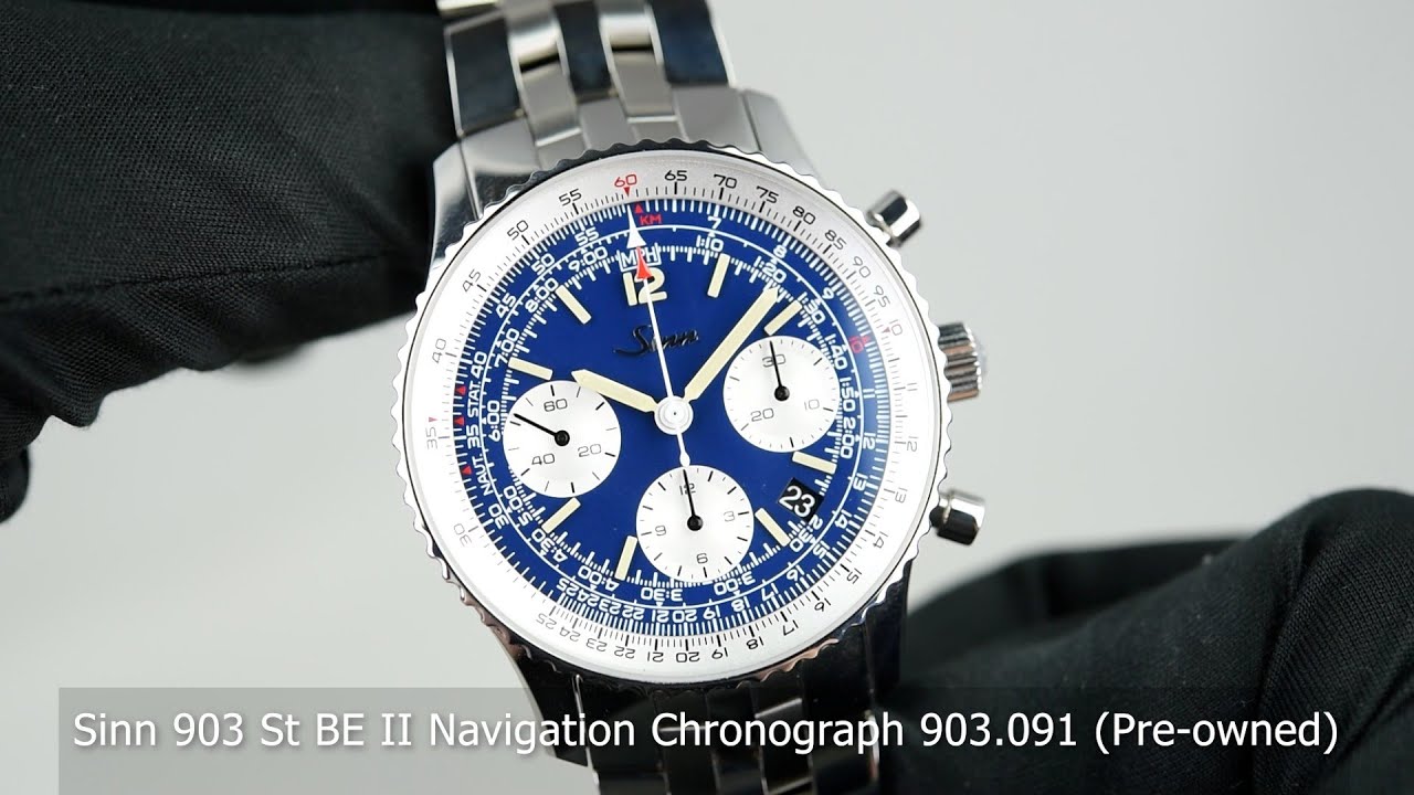 Sinn 903 St BE II Navigation Chronograph 903.091 (Pre-owned)