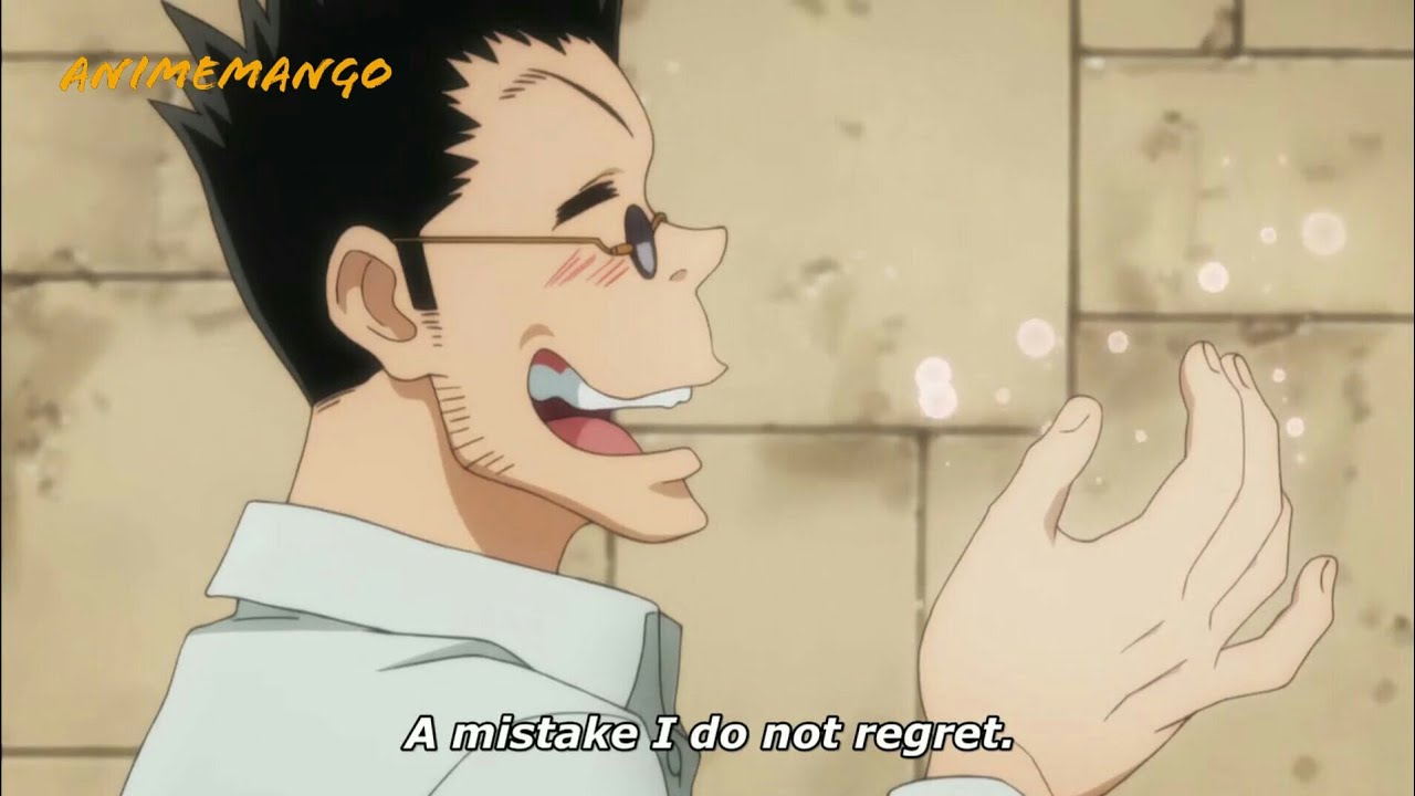 Leorio gets to examine Leroute's body~