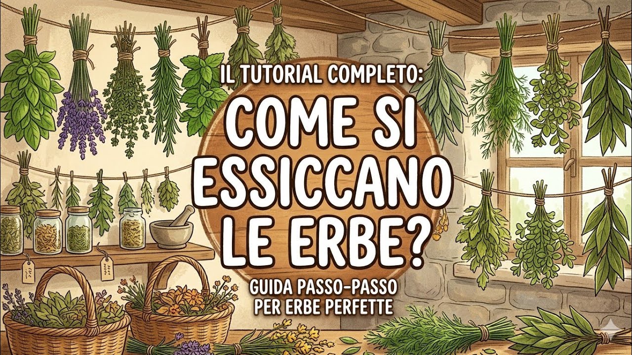 COME SI ESSICCANO LE ERBE ?