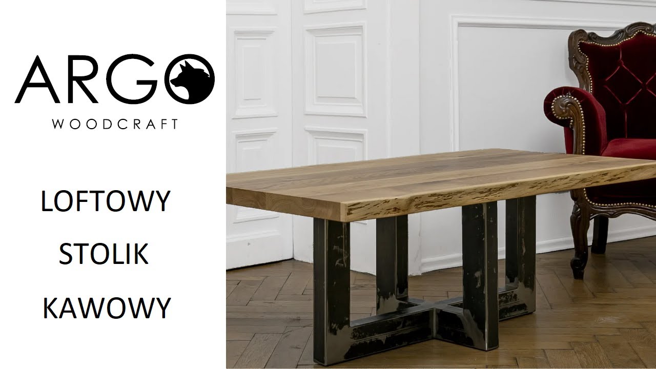 296 - Jak robię loftowy stolik kawowy K_01z oferty Kverko.pl