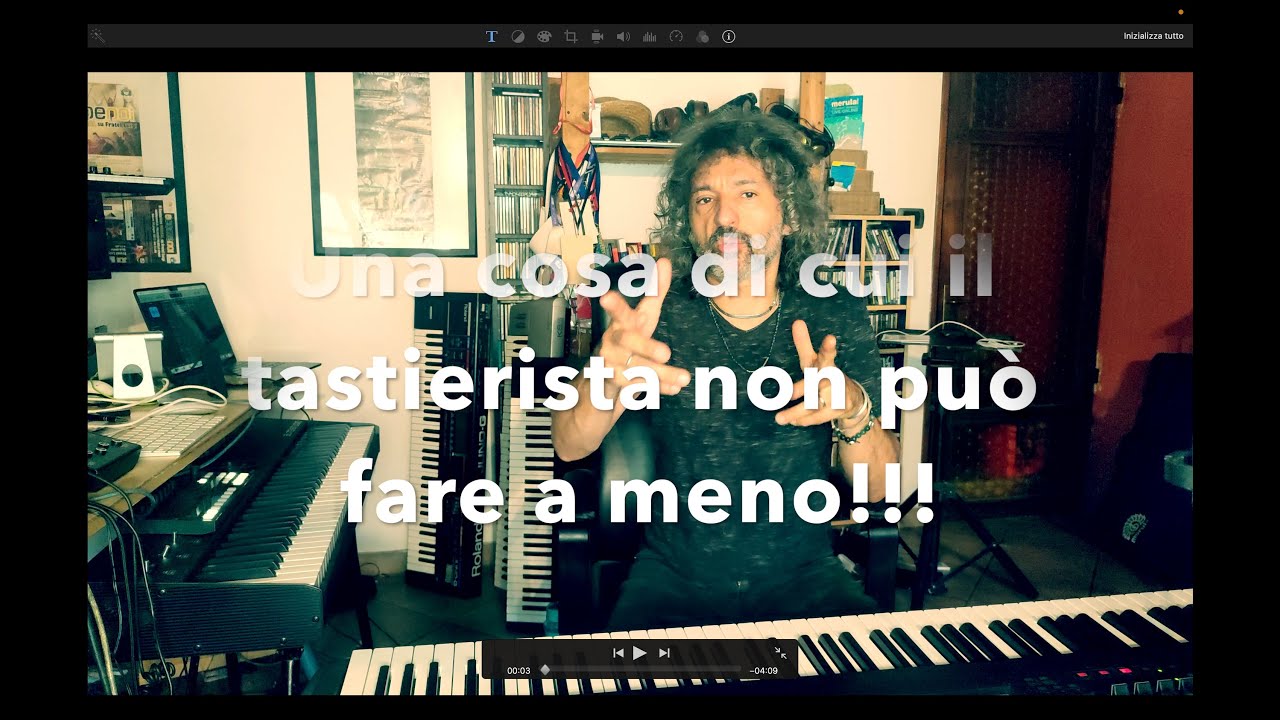 Una cosa di cui il tastierista non pu&ograve; fare a meno!!!