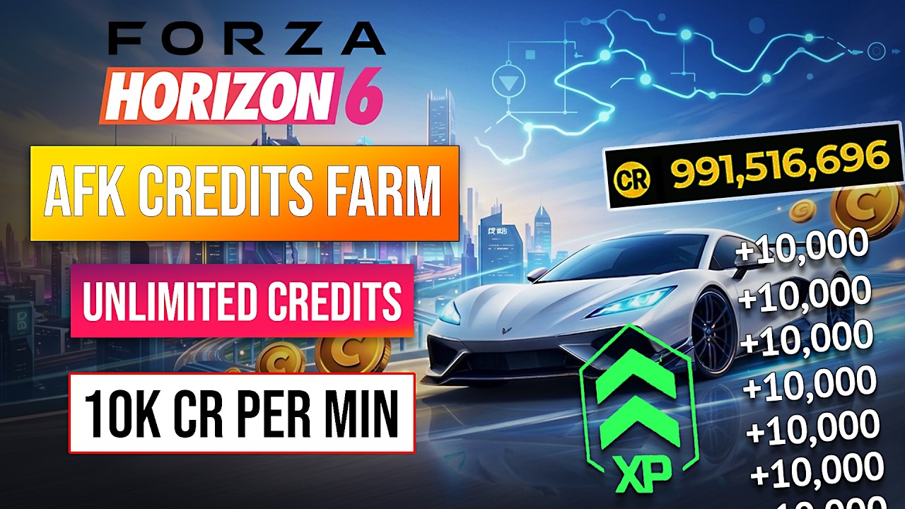 ✅*AFK* CREDITS FARM - FORZA HORIZON 6 ✅ | UNLIMITED CREDITS & XP IN OFFLINE MODE!