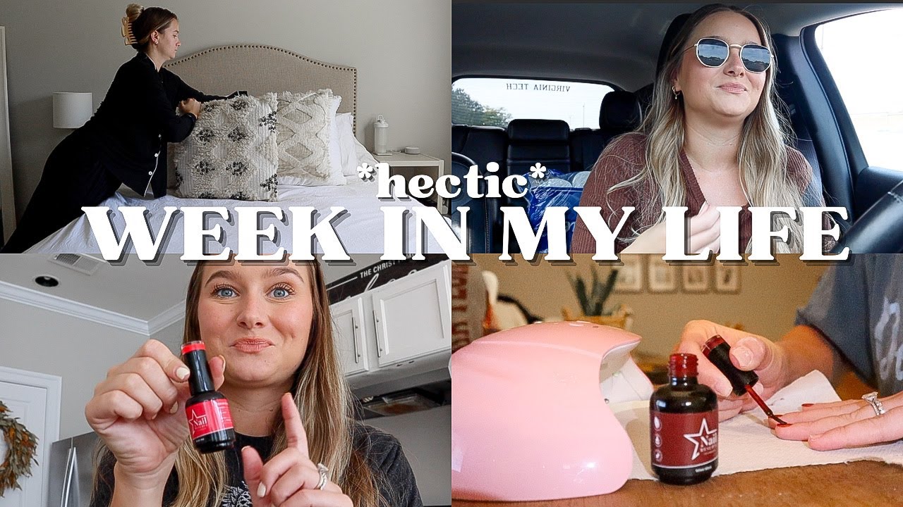 *HECTIC* WORK WEEK IN MY LIFE || 9-5 WORK ROUTINE & TRYING OUT NAIL RESERVE GEL POLISHES