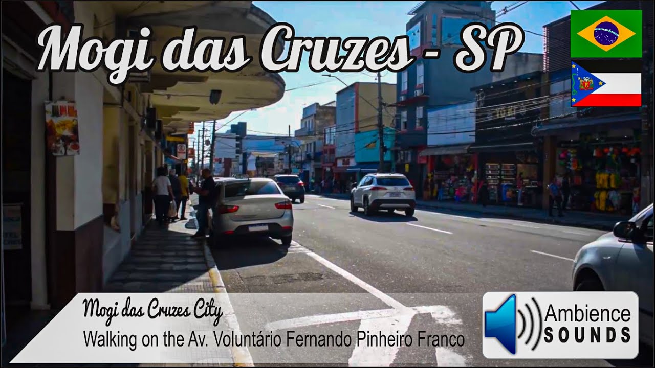 City Mogi das Cruzes in Brazil | Avenue - Avenida Volunt&aacute;rio Fernando Pinheiro Franco | Centro