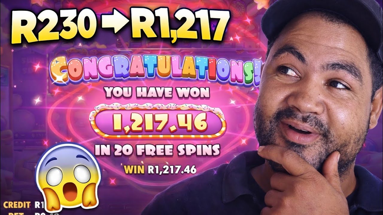 LOW BET MADNESS 😱 R230 Turns Into R1,217 (Sugar Rush 1000)