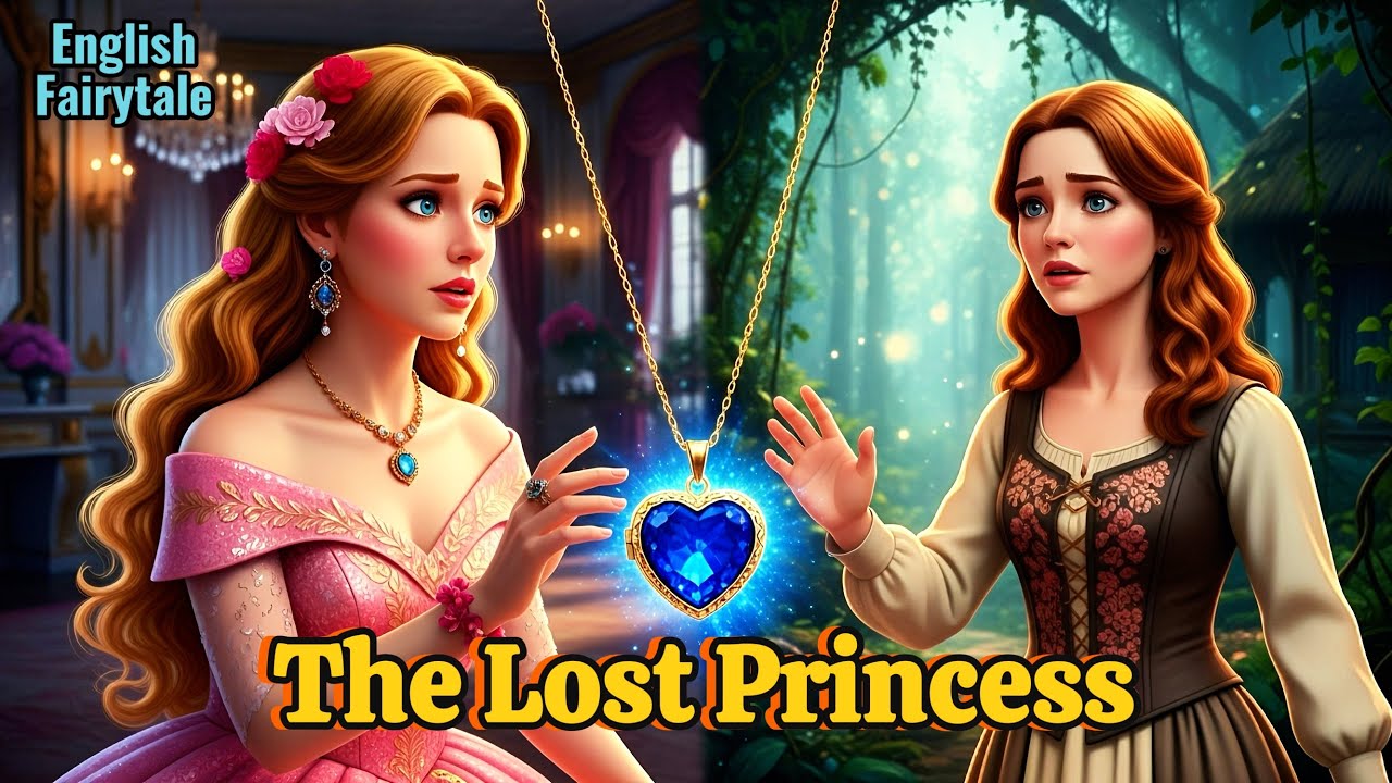 Потерянная принцесса 💫 Волшебный медальон | Английская сказка | Сказка на ночь @EnglishFairyTales