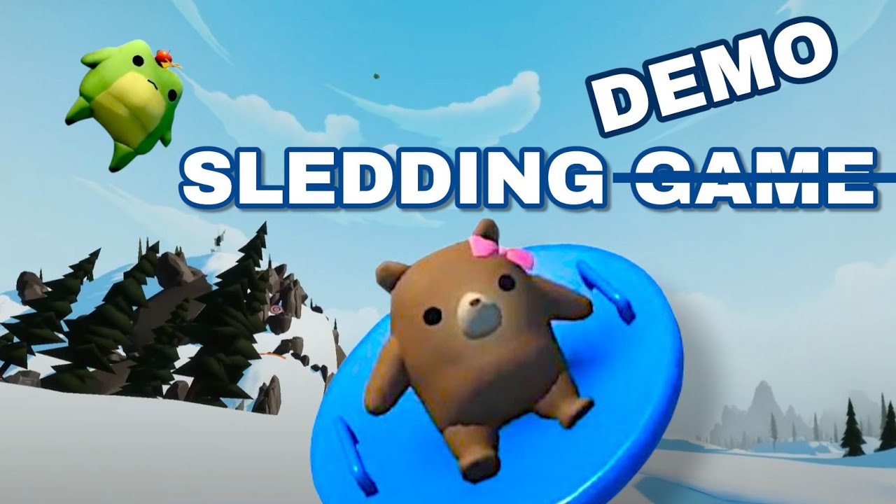 THIS GAME IS SO SILLY! Sledding Game DEMO