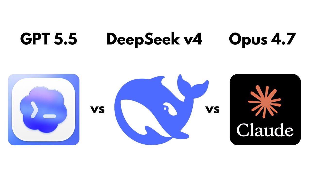 DeepSeek V4 против ChatGPT 5.5 против Claude Opus 4.7 &mdash; тест на реальном коде