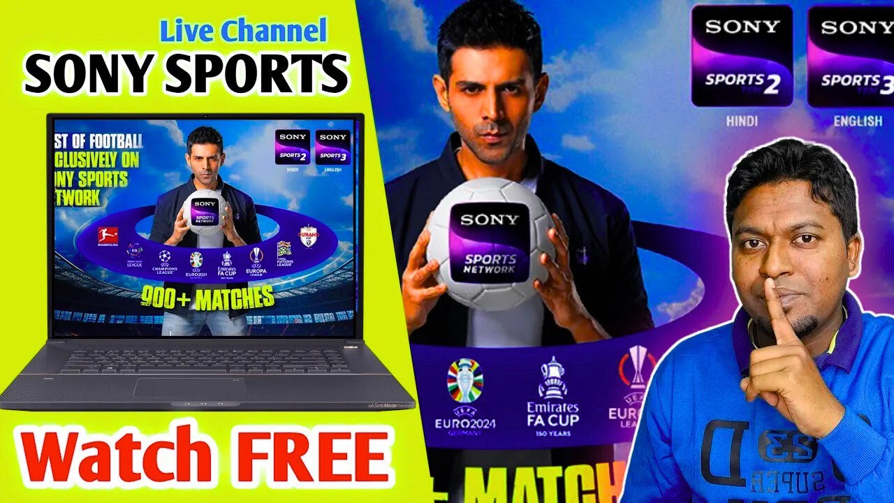 SONY SPORTS/SONY LIV WATCH 100% FREE for Laptop/PC.Sony Sports APK/APP Install and Play FREE on PC