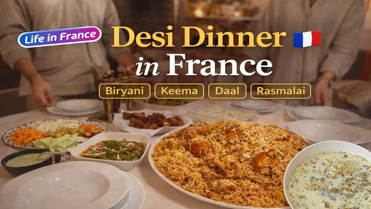 Hosting My First Pakistani Dinner in France… Did Everything Go Well? 🇫🇷🍽️