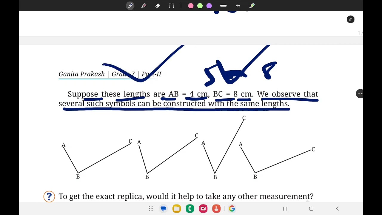 Class 7th  maths  ch -1. Geometric  twins  explanation part  -1. Part -2 book ganit Prakash 
