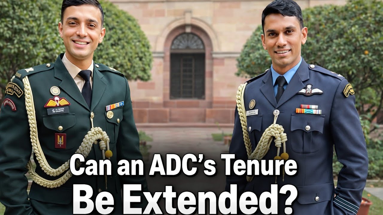 Can an ADC&rsquo;s Tenure Be Extended? #majorrishabhsinghsambyal #sqnldrsaorabhsnair #adc #rss #ssn #army 