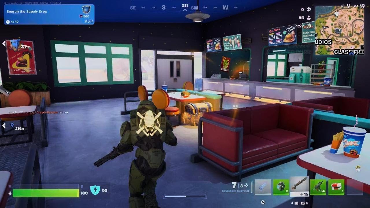 Fortnite Blitz Lock on rifle Is a beast