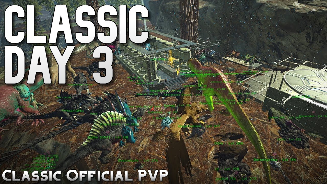 Starting Out On Classic ! Day 1-3 Of Wipe | GT7 | ARK Classic PvP (E1)