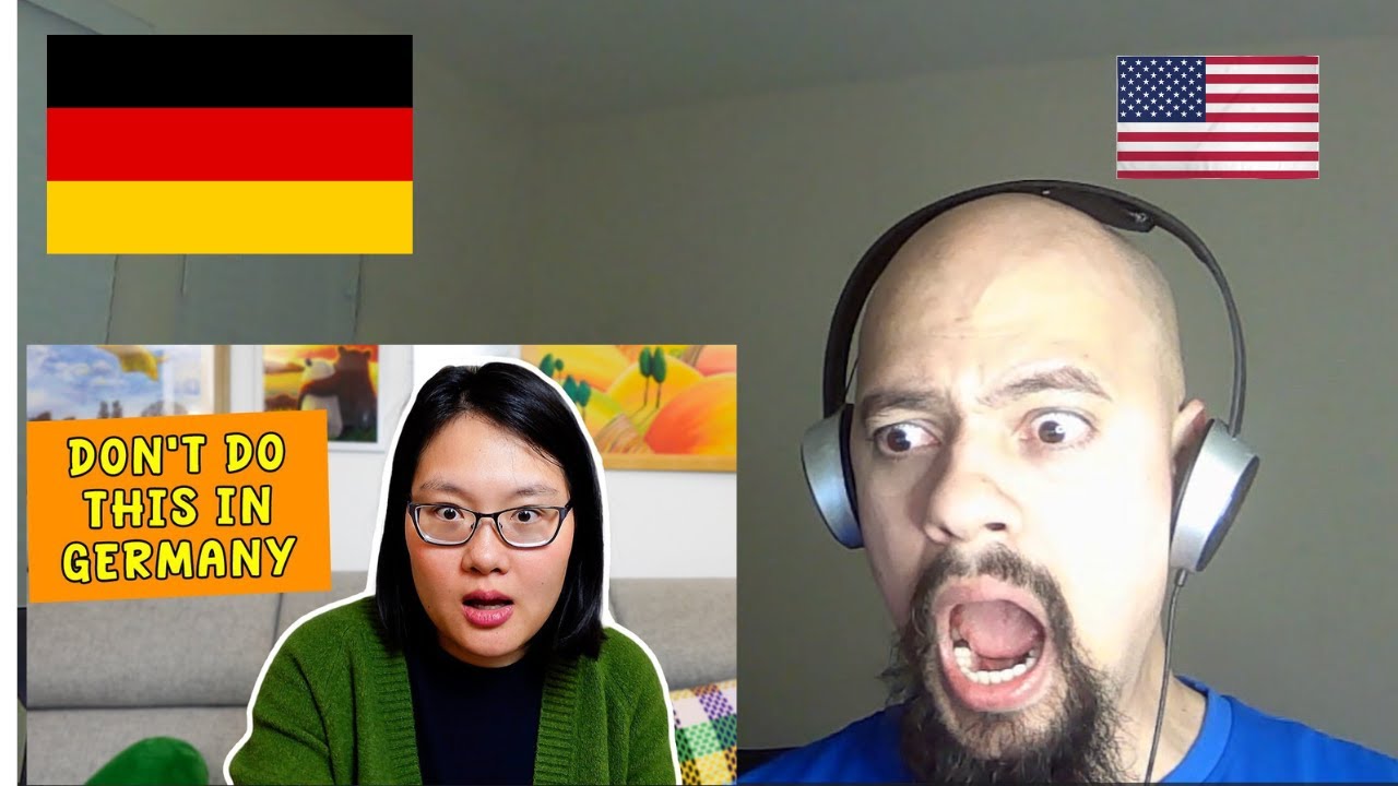 American Reacts TO 20 German rules you shouldn't break