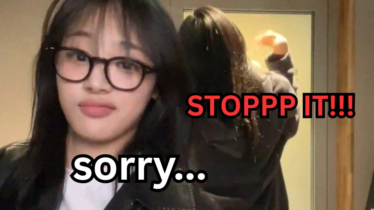 minji teasing members for (almost) 3 mins straight