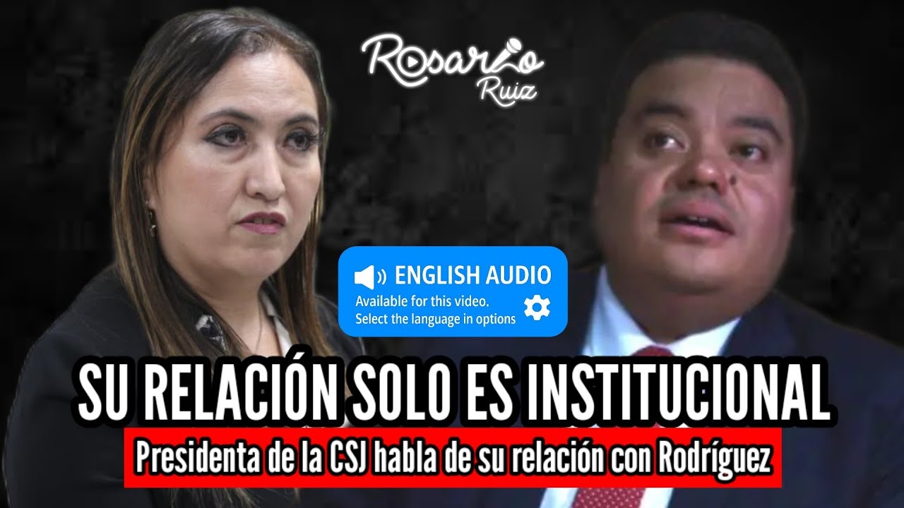 Claudia Paredes esquiva vínculos con Allan Rodríguez y escándalo por visa sacude la CSJ