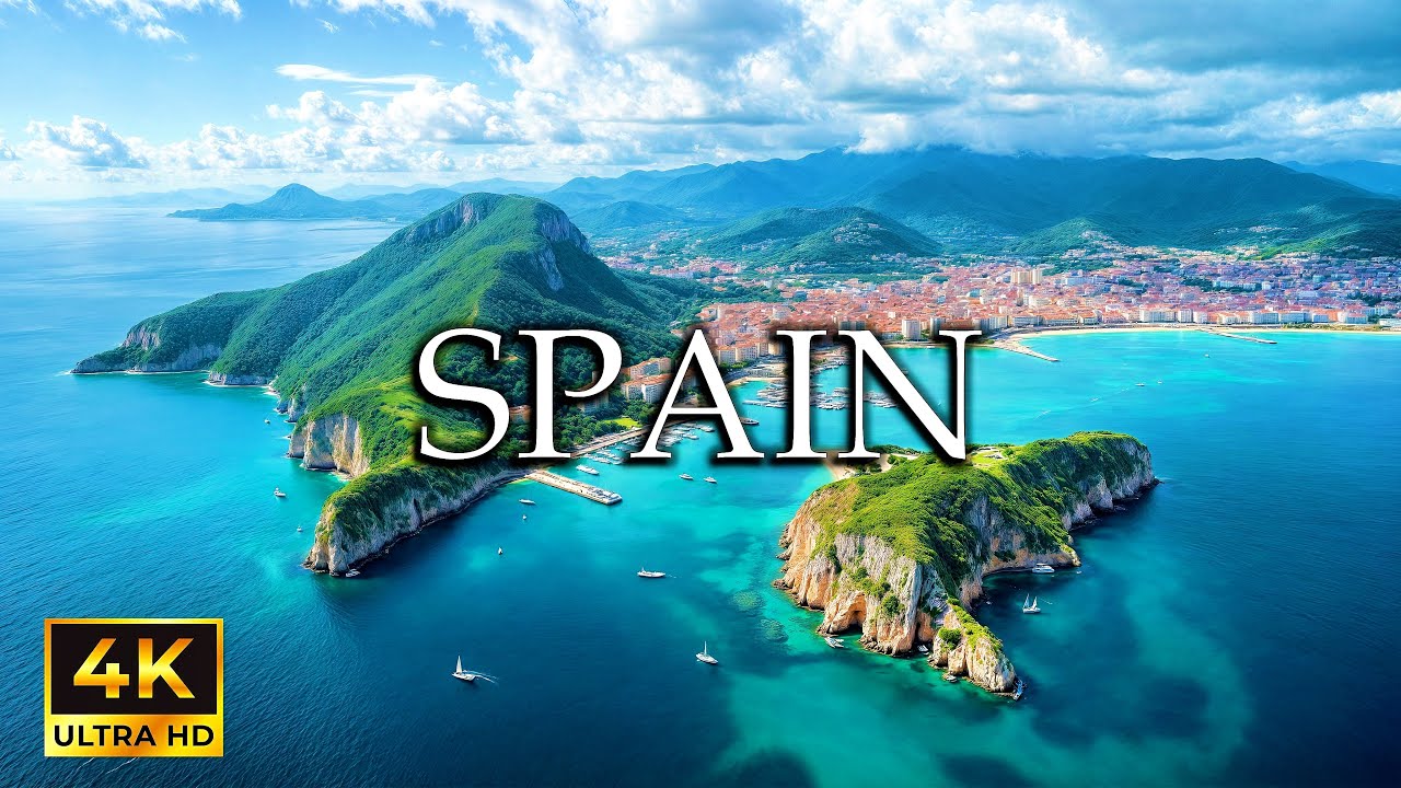 SPAIN 4K | Explore Majestic Castles, Vibrant Coastlines & Timeless Culture