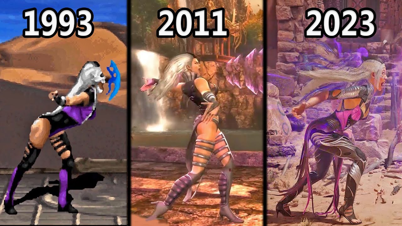 Evolution of Sindel's Scream (1993-2023)