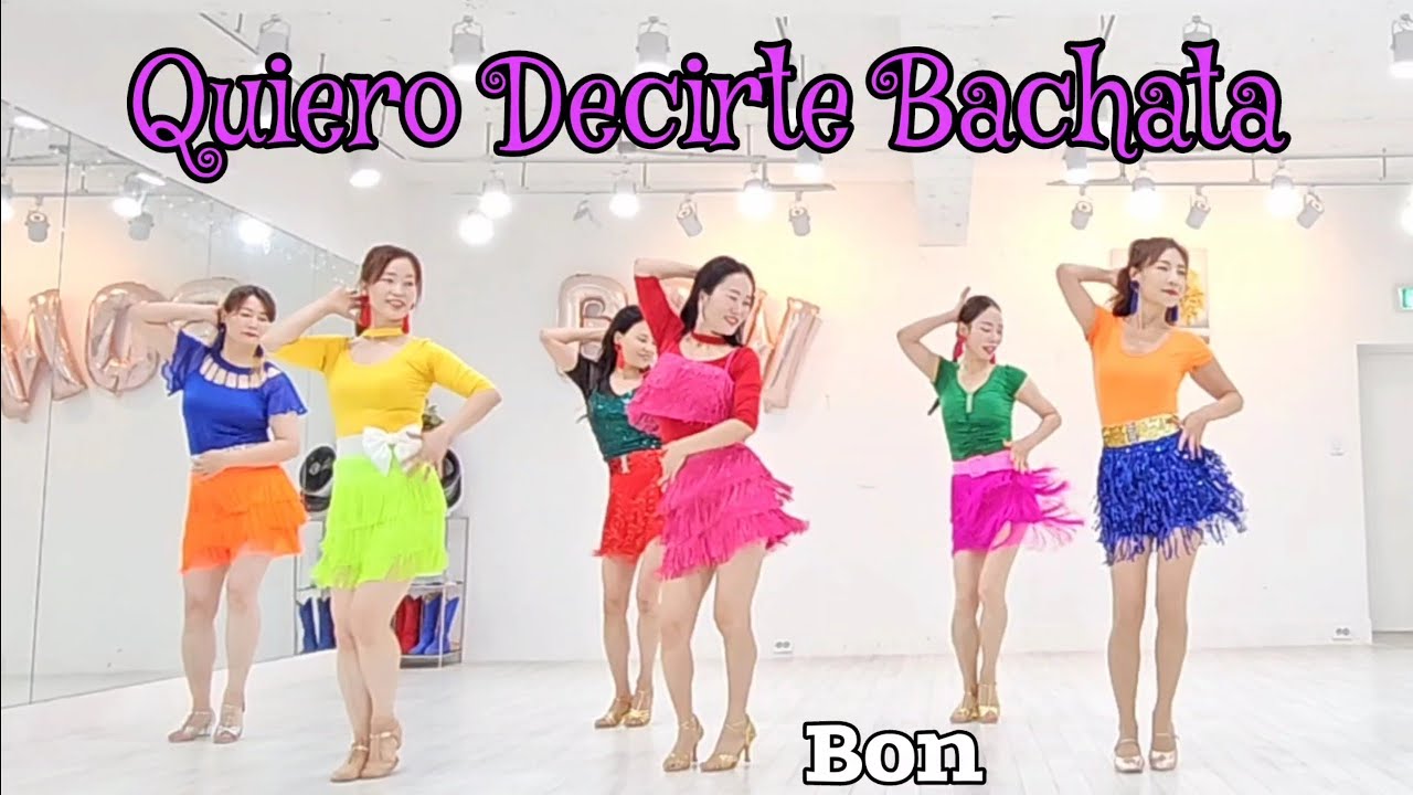Quiero Decirte Bachata - Line Dance / 끼에로 데씨르떼💜너에게 말하고 싶어