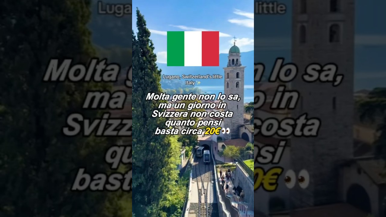Molta gente non lo sa,ma un giorno in Svizzera non costa quanto pensibasta circa 20€ 