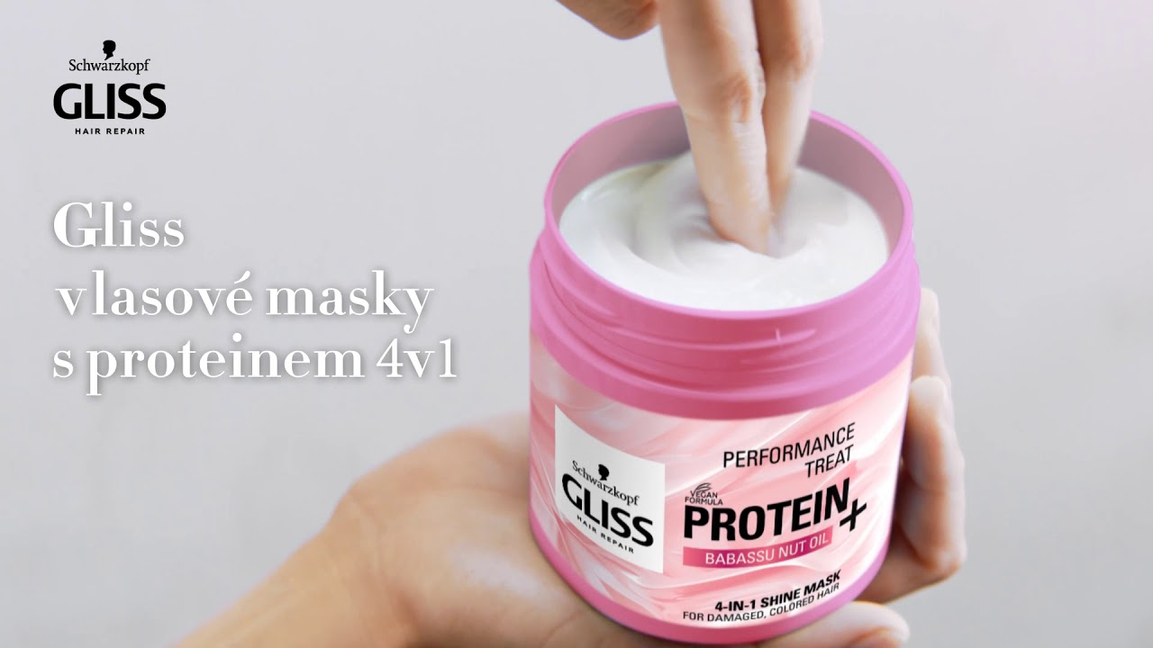 Objevte nové Gliss masky na vlasy 4v1 s proteinem!