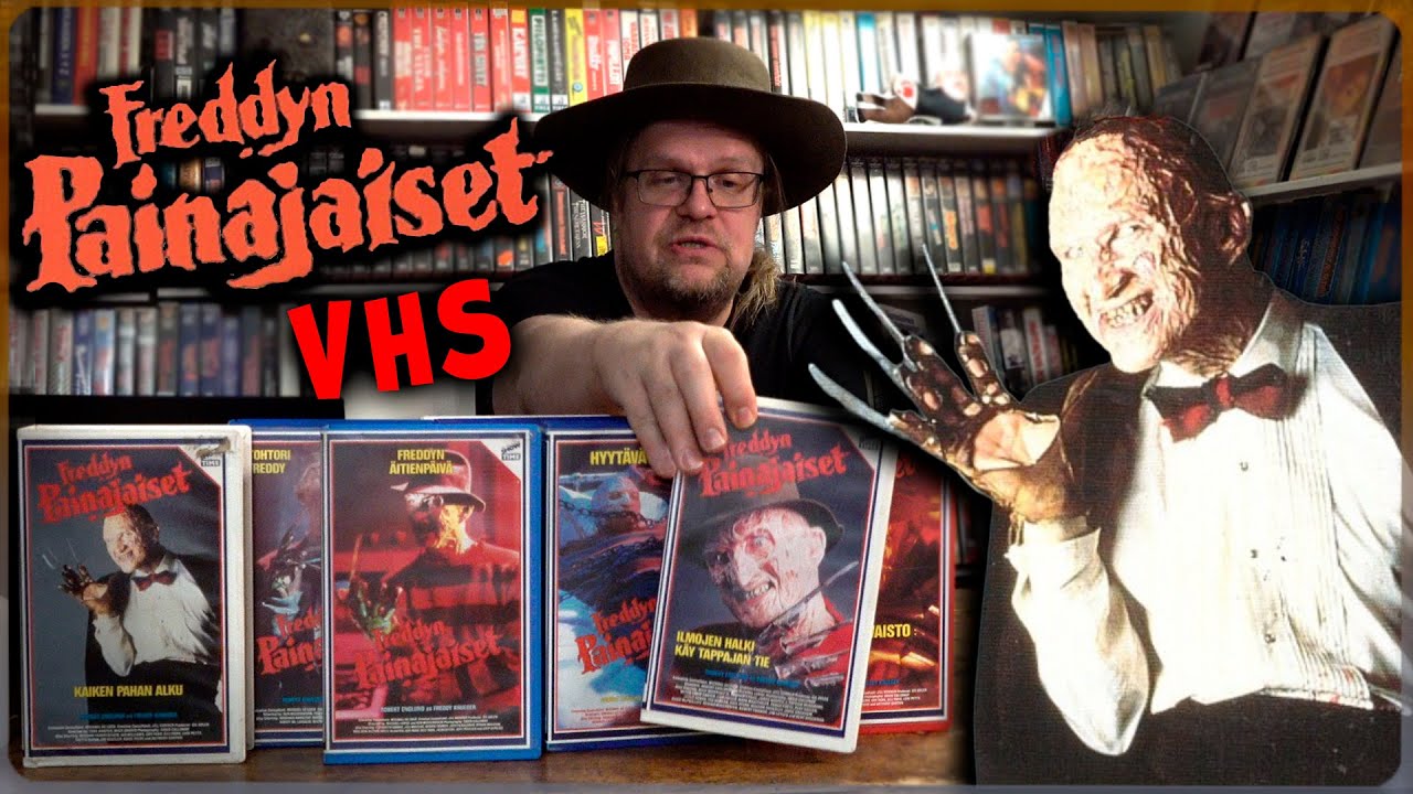 Painajainen ennen joulua 3/3: FREDDYN PAINAJAISET Showtime VHS-setti!