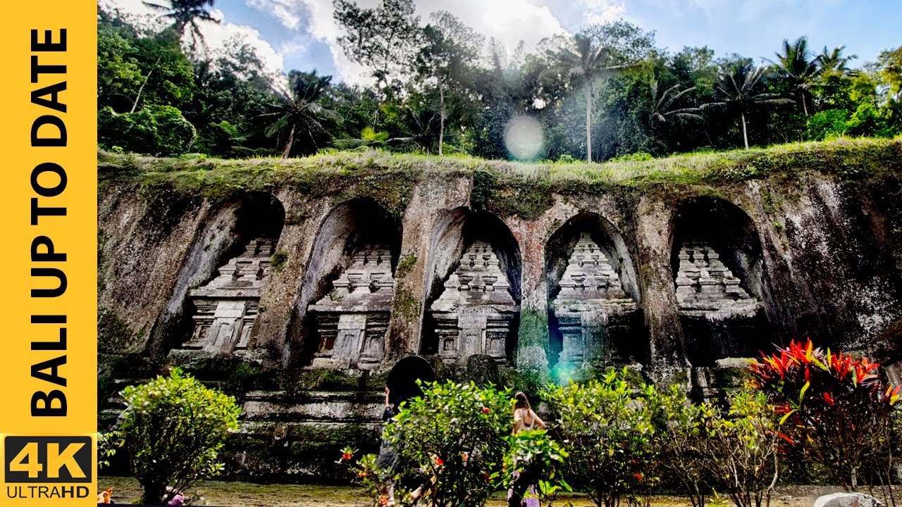 [4K] Bali Walking Tour in Gunung Kawi Temple 2021