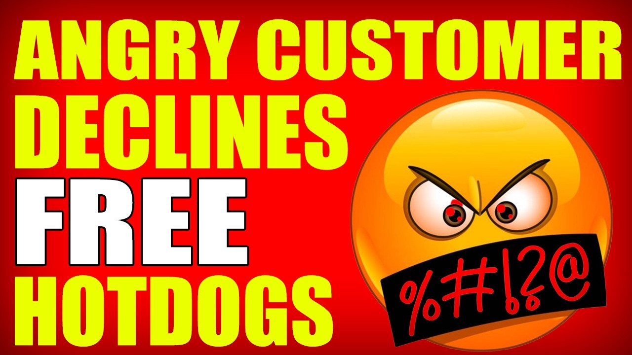 Angry Customer Denies FREE Hotdogs