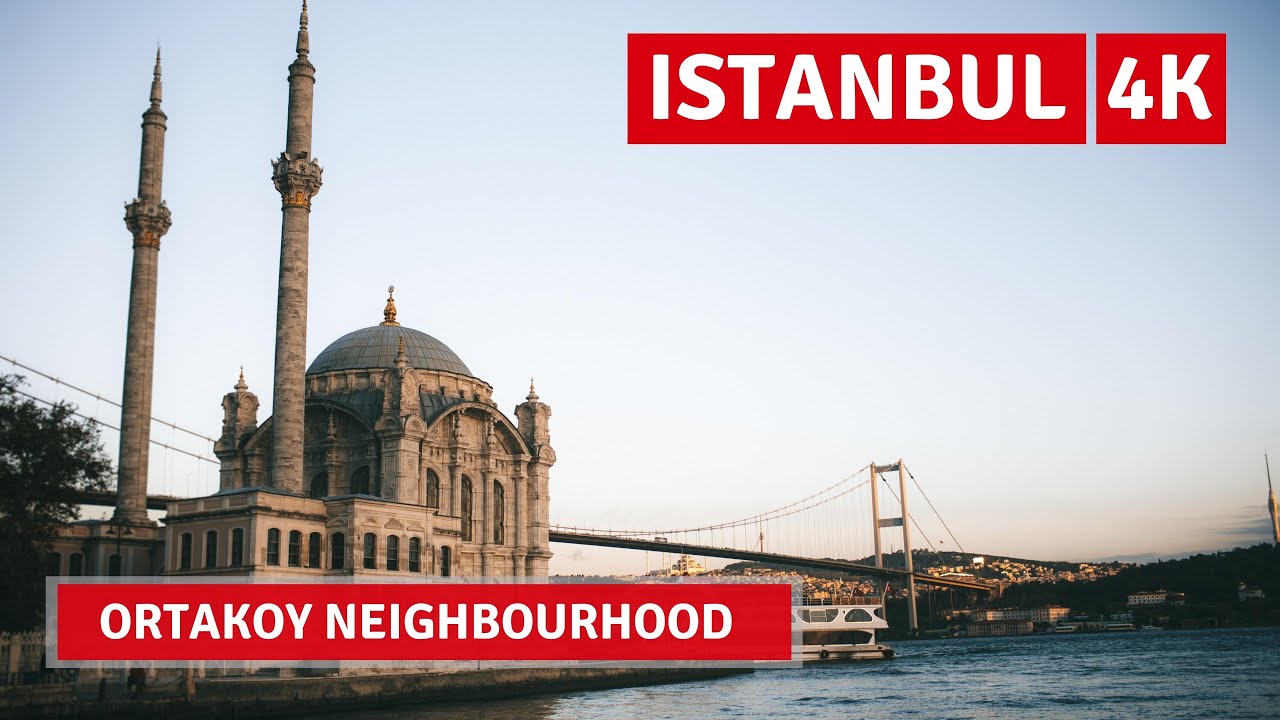Istanbul Ortakoy Neighbourhood 26 December 2021 Walking Tour|4k UHD 60fps|