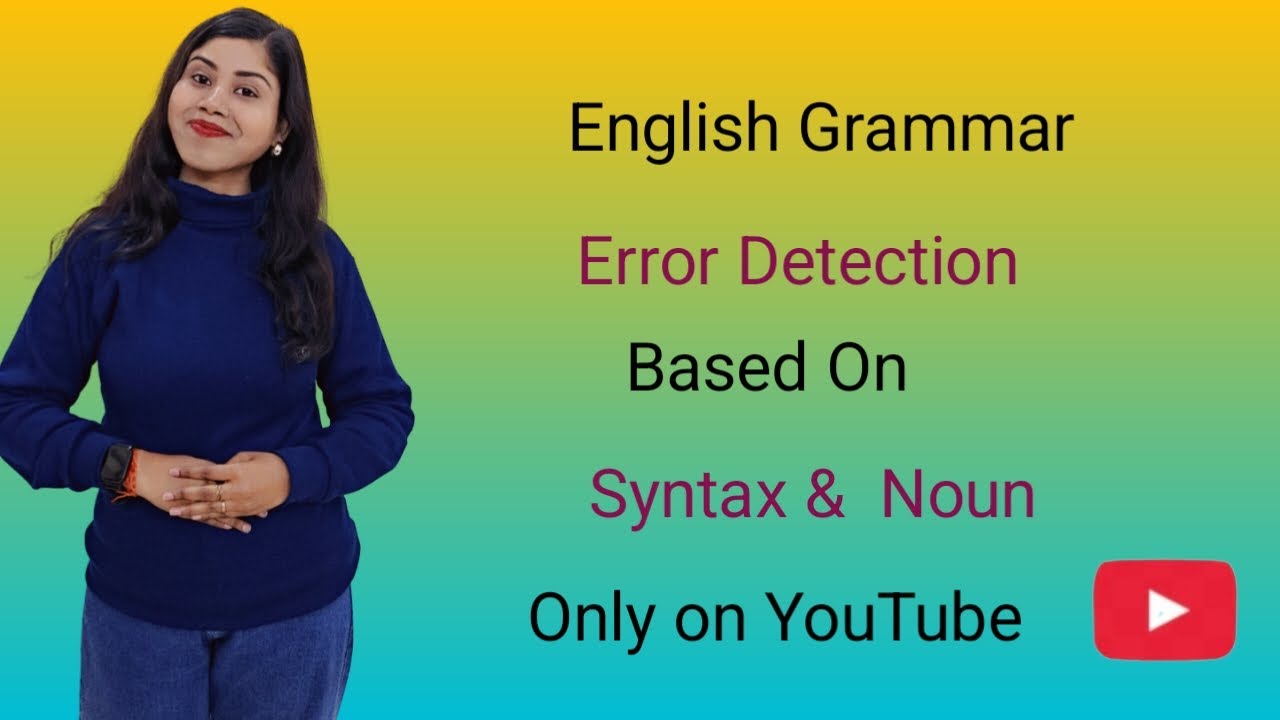 Grammar बिल्कुल बेसिक से Error Detection | Syntax & Noun| 