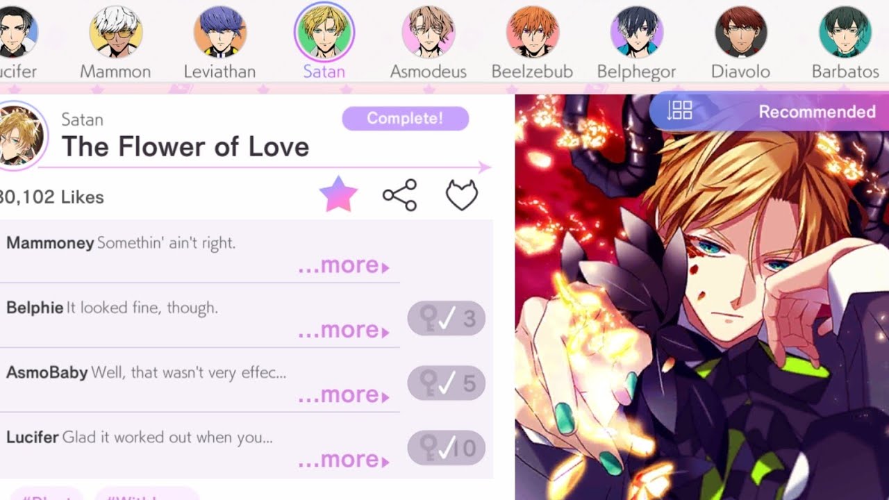 [Obey Me!] Someone Confessed Their Love to Satan?! 