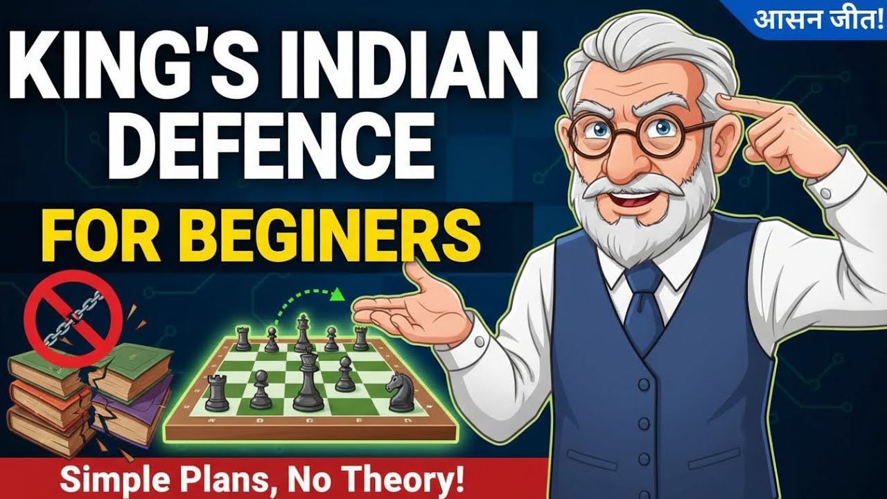 King’s Indian Defence for Beginners | Simple Plans, No Theory