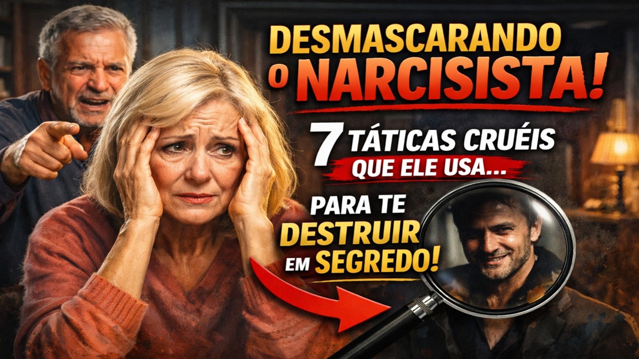 DESMASCARANDO O NARCISISTA: 7 táticas cruéis que ele usa para te destruir em segredo.