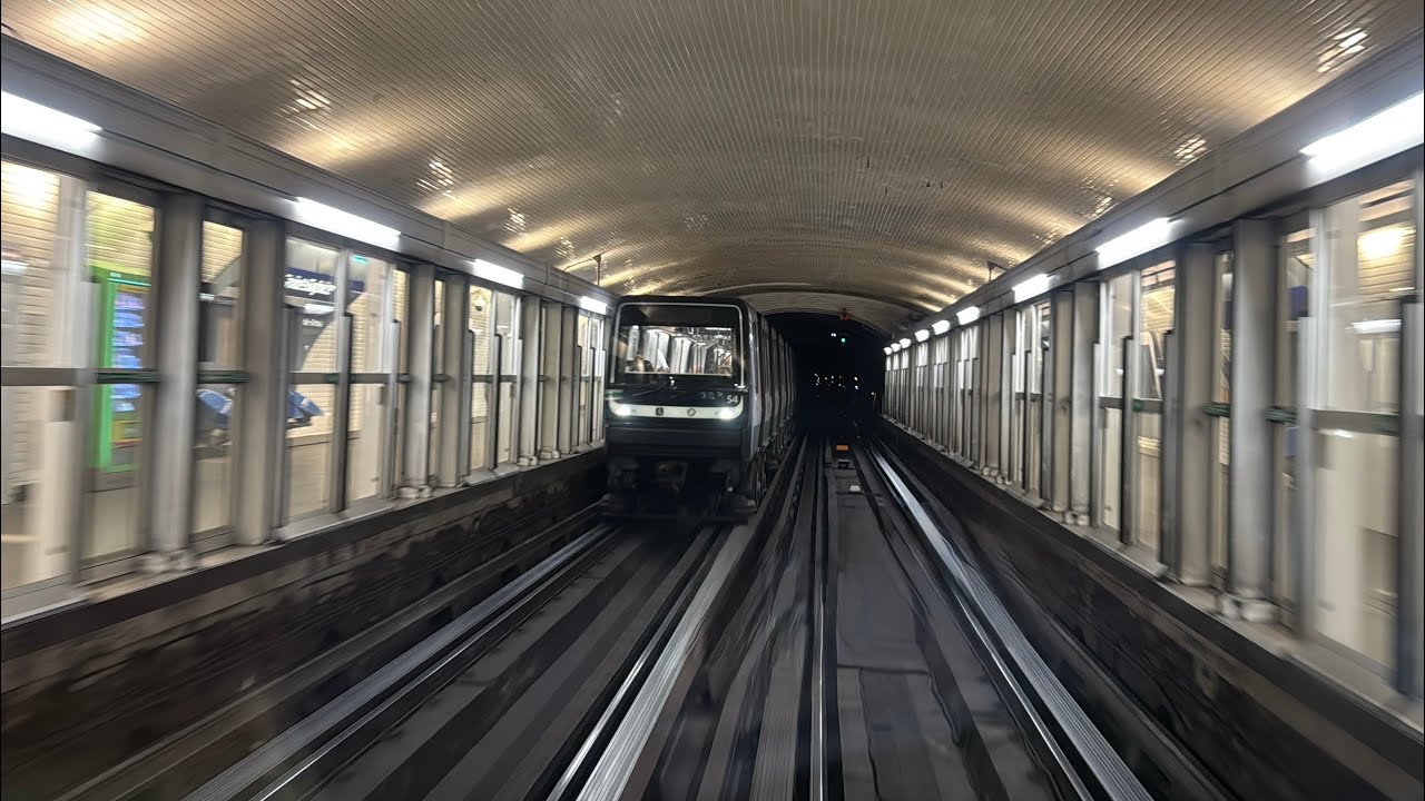 EXPRESS PARIS METRO LINE 14! High Speed Journey on the MP14 Alstom Metropolis: Pyramides to Bercy