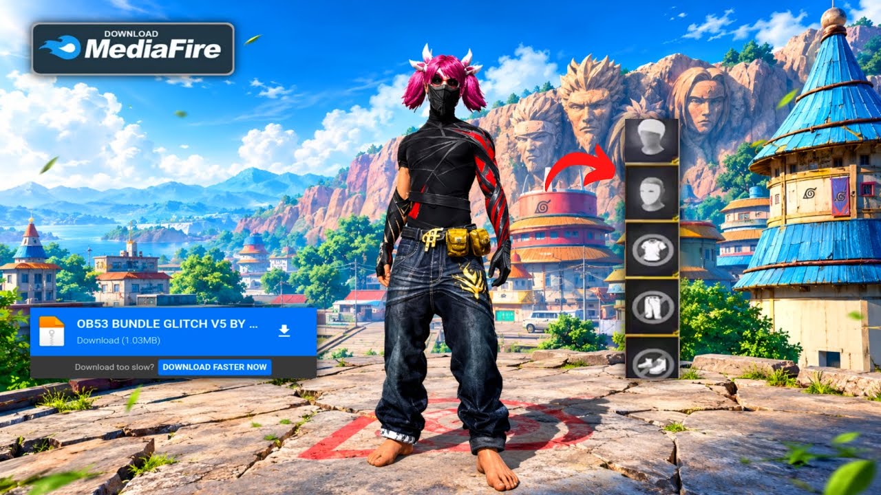 OB55 Free Fire Skin Tool & Glitch File‼️FF Max Skin Tool 2026‼️Free Fire OB55 Update