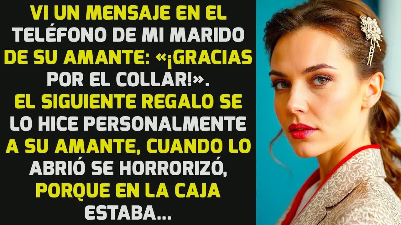 Vi Un Mensaje En El Teléfono De Mi Marido De Su Amante: «¡Gracias Por El Collar!» HISTORIAS LA VIDA