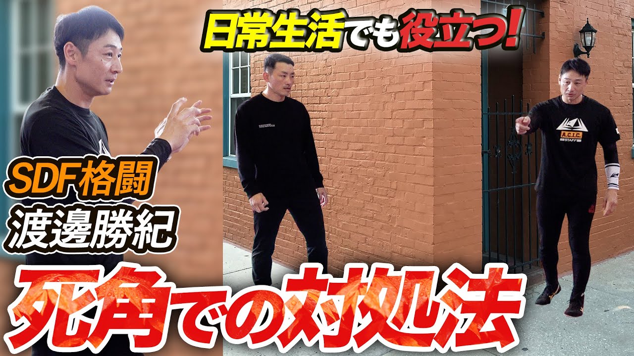 【対多人数、集団戦、街場の死角への対処】近接格闘術のプロ教官に訊く&ldquo;シンプル＝使える&rdquo;護身術　SDF格闘・渡邊勝紀　Dead Angles &mdash; Close Combat for the Streets