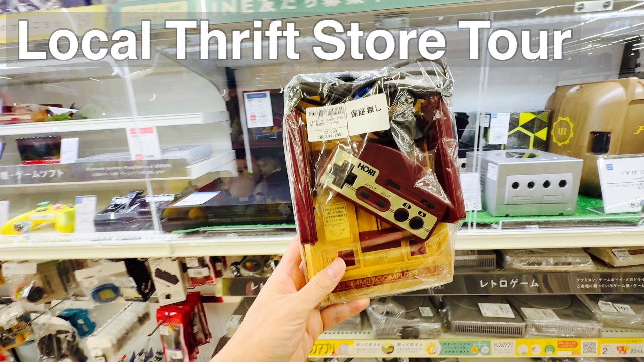 Japan Walking Vlog | Local Thrift Store Tour: What’s Inside a Japanese 2nd Hand Shop?