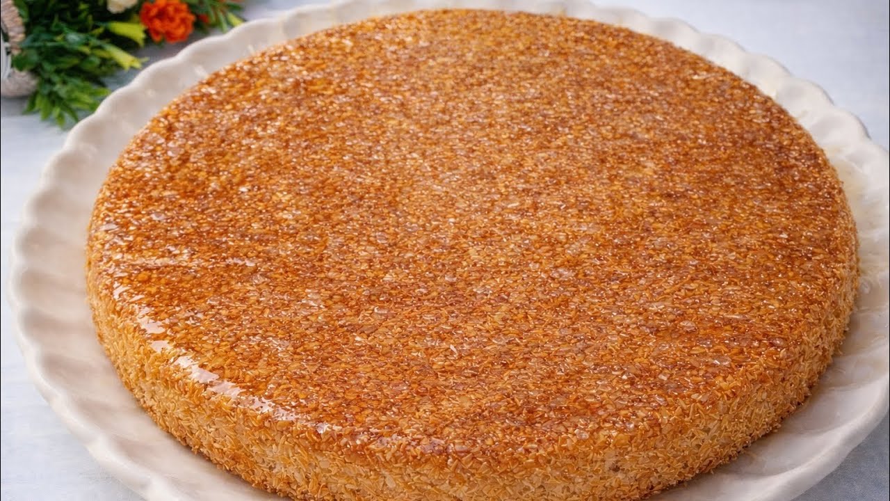 الترند الجديد🔴 الكنافة بالجلاش والبسبوسة في رمضان🌙 .....