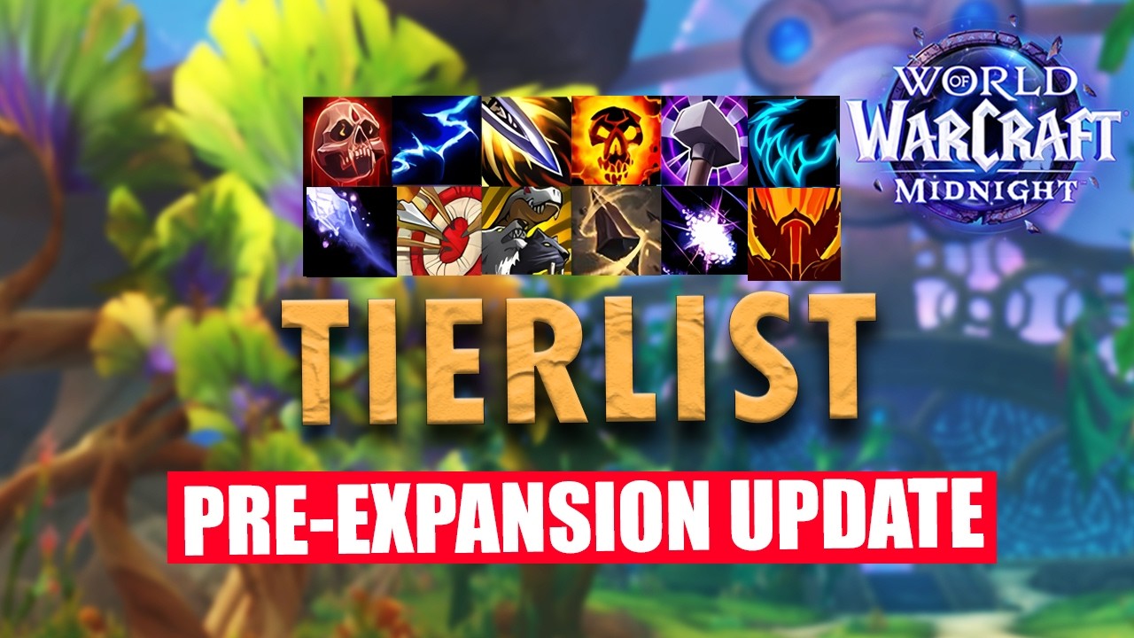 *OFFICIAL* Pre-Expansion M+ TIERLIST | Ranking ALL SPECS & CLASSES | World of Warcraft Midnight