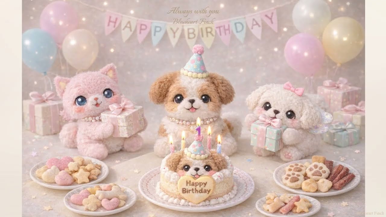 Playlist🩷봄에 만난 귀여운 친구들과 행복한 하루🎂 밝고 편안한 피아노 선율 | Soft Piano