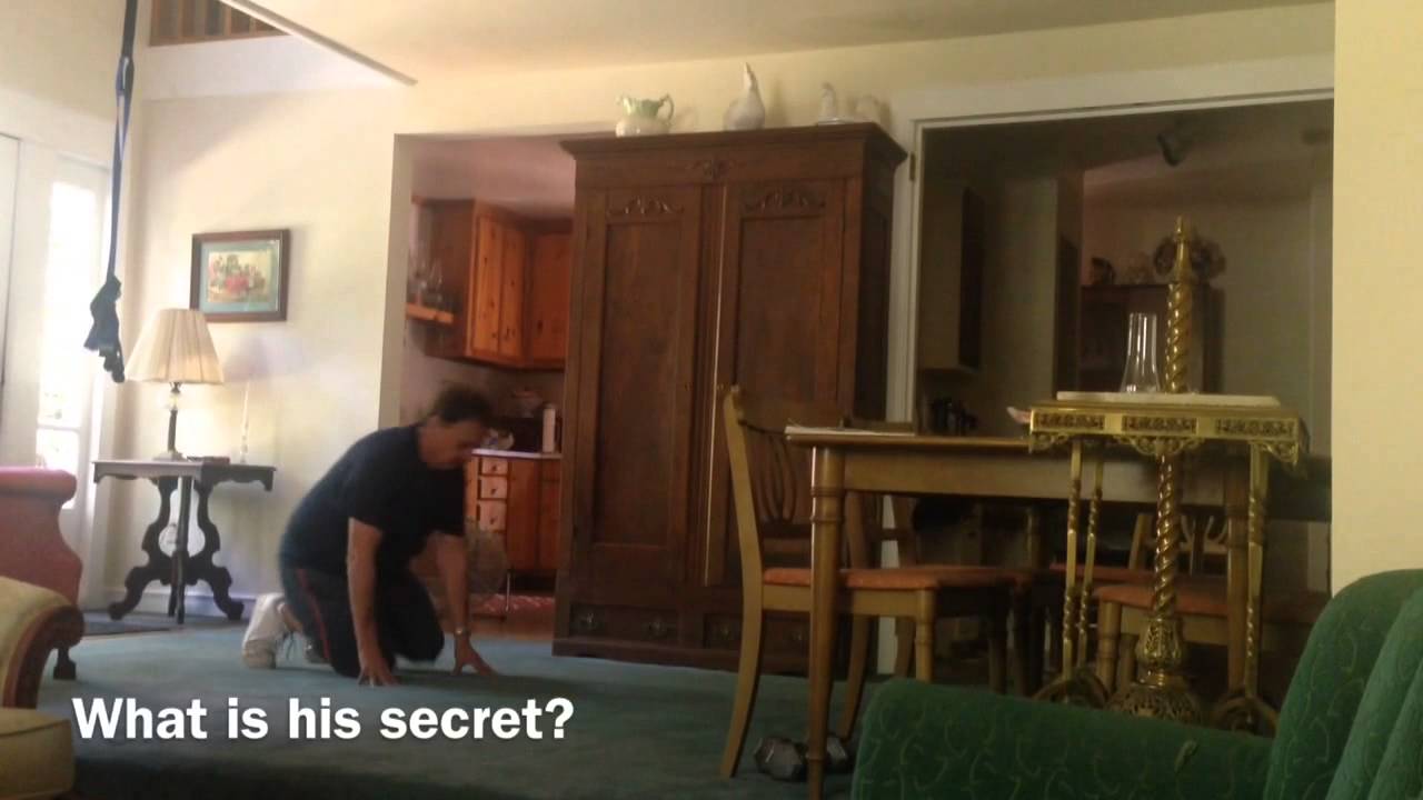 76 year old doing burpees!