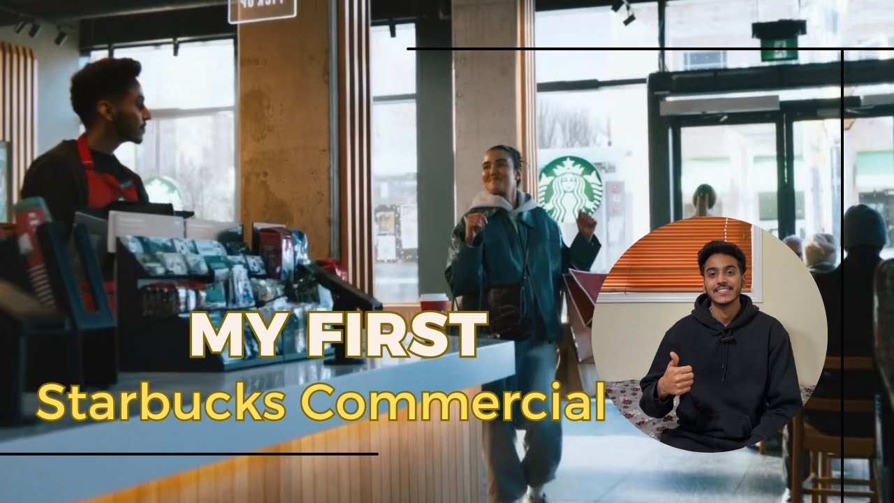 My First Commercial With Starbucks Canada: My Experience 📸✨