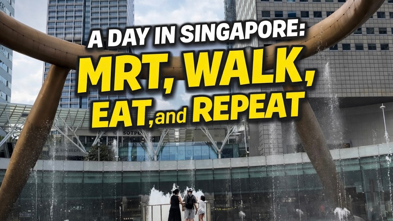 A DAY IN SINGAPORE : MRT, WALK, EAT, AND REPEAT! BENER BENER UNPLANNED TRIP