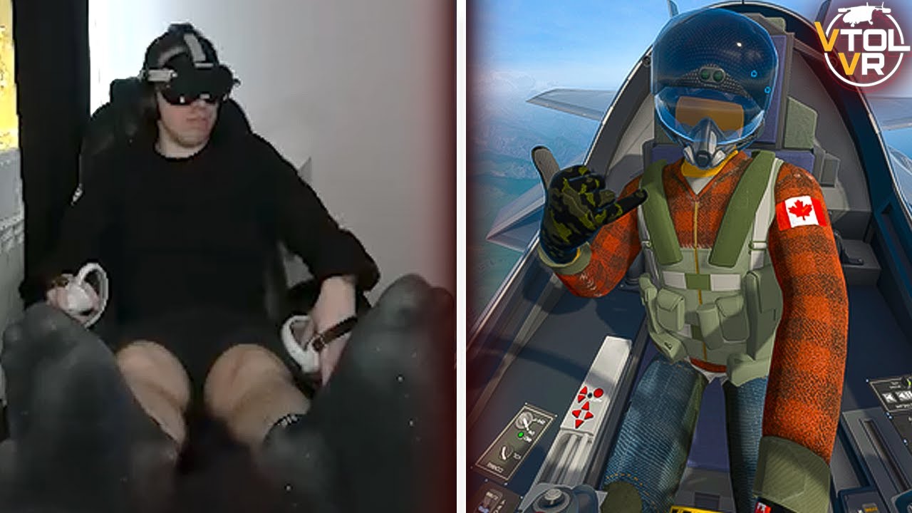 ПЬЯНЫЙ ГЛЕБ и УРОКИ ПИЛОТИРОВАНИЯ САМОЛЕТА СО ЗРИТЕЛЯМИ в VTOL VR | Sasavot